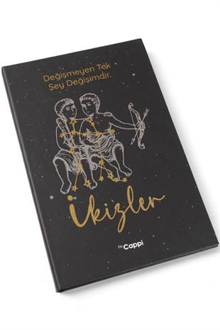 Simli İkizler Burcu Çizgili Defter