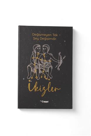 Simli İkizler Burcu Çizgili Defter