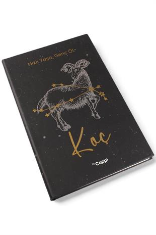 Simli  Koç Burcu Çizgili Defter