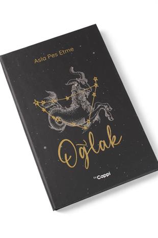 Simli Oğlak Burcu Çizgili Defter