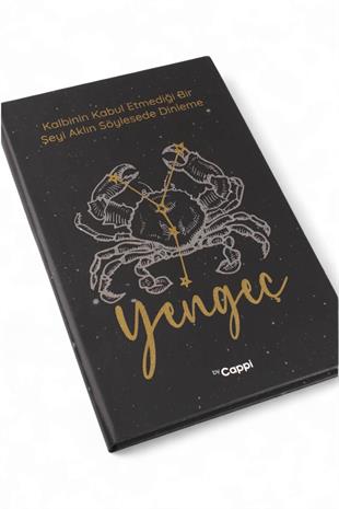 Simli Yengeç Burcu Çizgili Defter