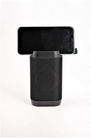 Siyah Telefon Standlı Bluetooth Hoparlör