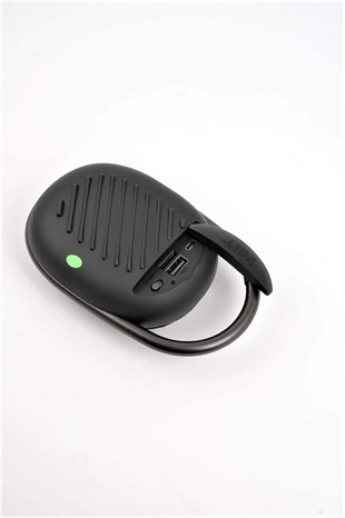 Siyah Çantaya Aslılabilen Bluetooth Hoparlör