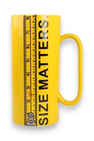 20cm Size Matters Sarı Dev Kupa