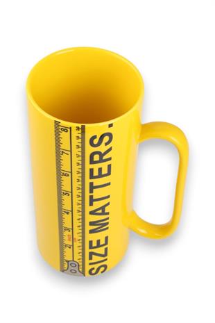 20cm Size Matters Sarı Dev Kupa