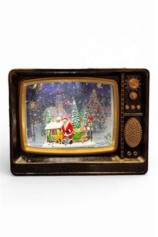 Televizyon Simli Sulu Işıklı Müzikli Simli Dekor  No:1