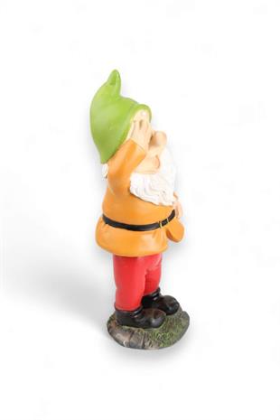 Turuncu Gövdesi Yaylı Cüce Dekor 23cm
