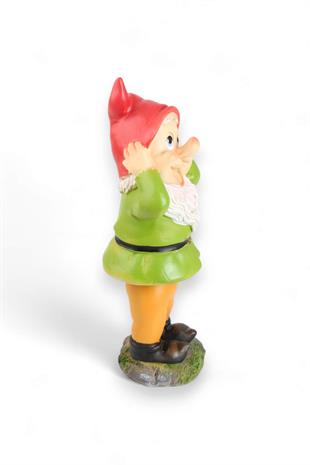 Yeşil Gövdesi Yaylı Cüce Dekor 23cm