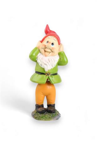Yeşil Gövdesi Yaylı Cüce Dekor 23cm