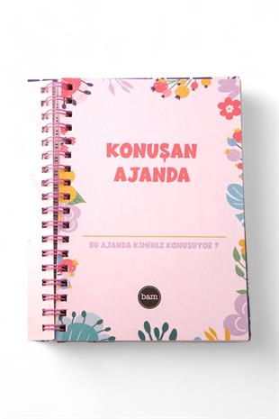 Yıldız Haritası Tasarımlı Konuşan Stickerlı Ajanda Defter