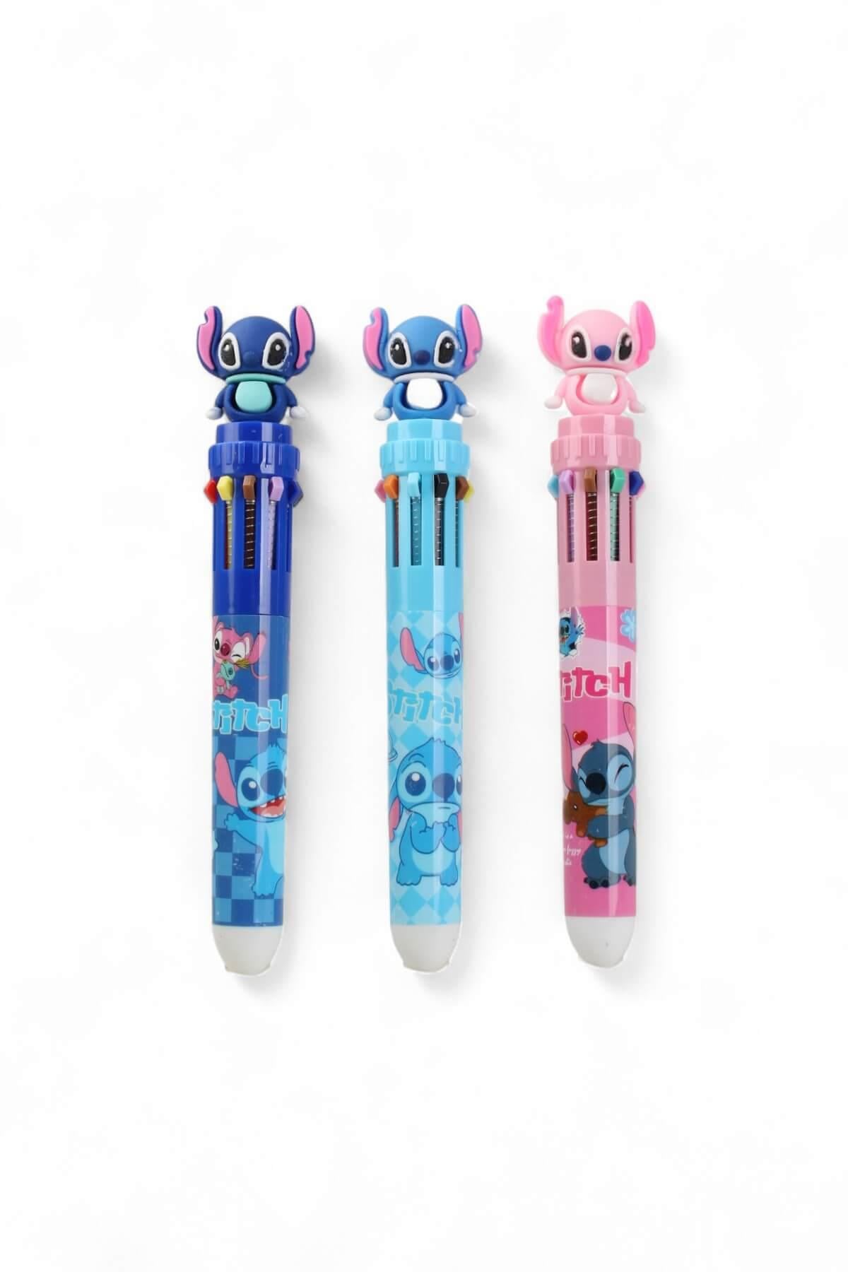 10 Renk Stitch Tükenmez Kalem