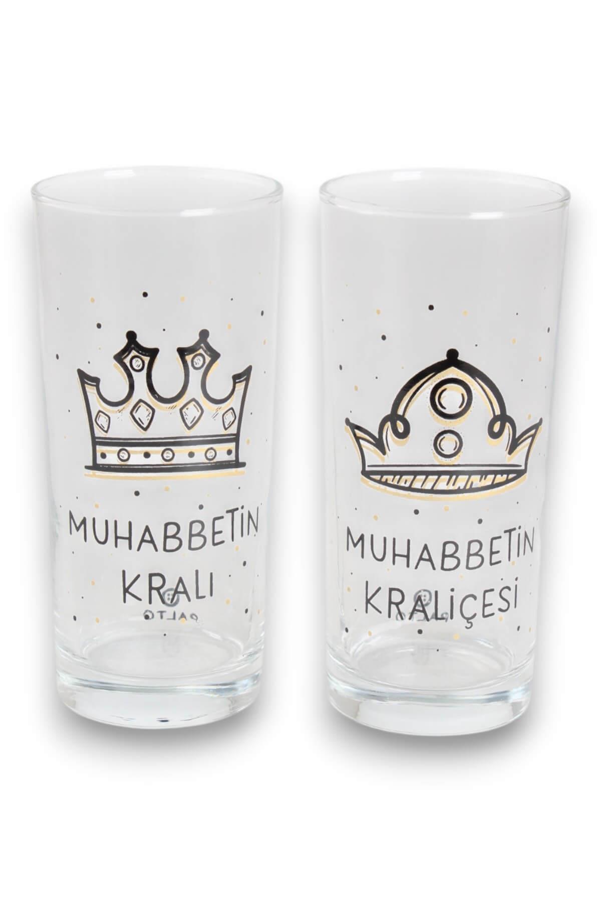 2'li Muhabettin Kralı/Kraliçesi Rakı Kadehi