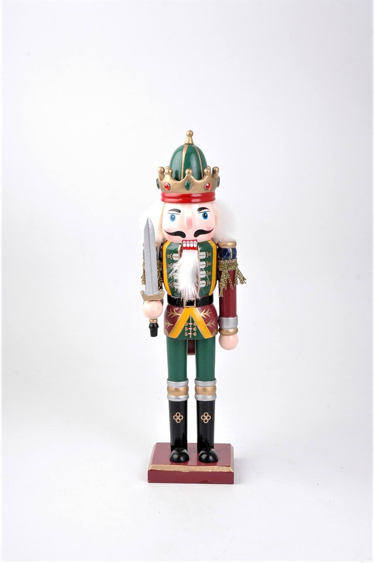 30 cm Ahşap Kılıçlı Fındıkkıran Asker