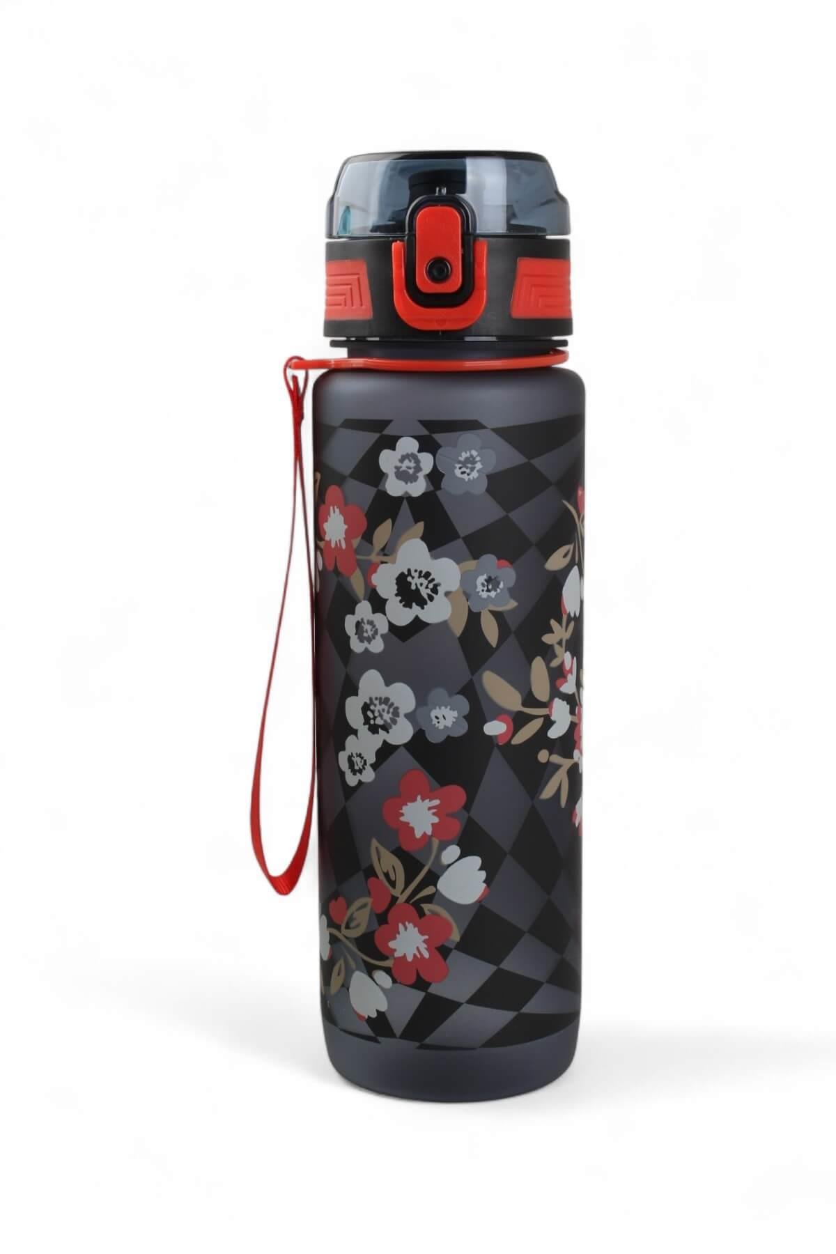 850mL Nerox Desenli Plastik Matara