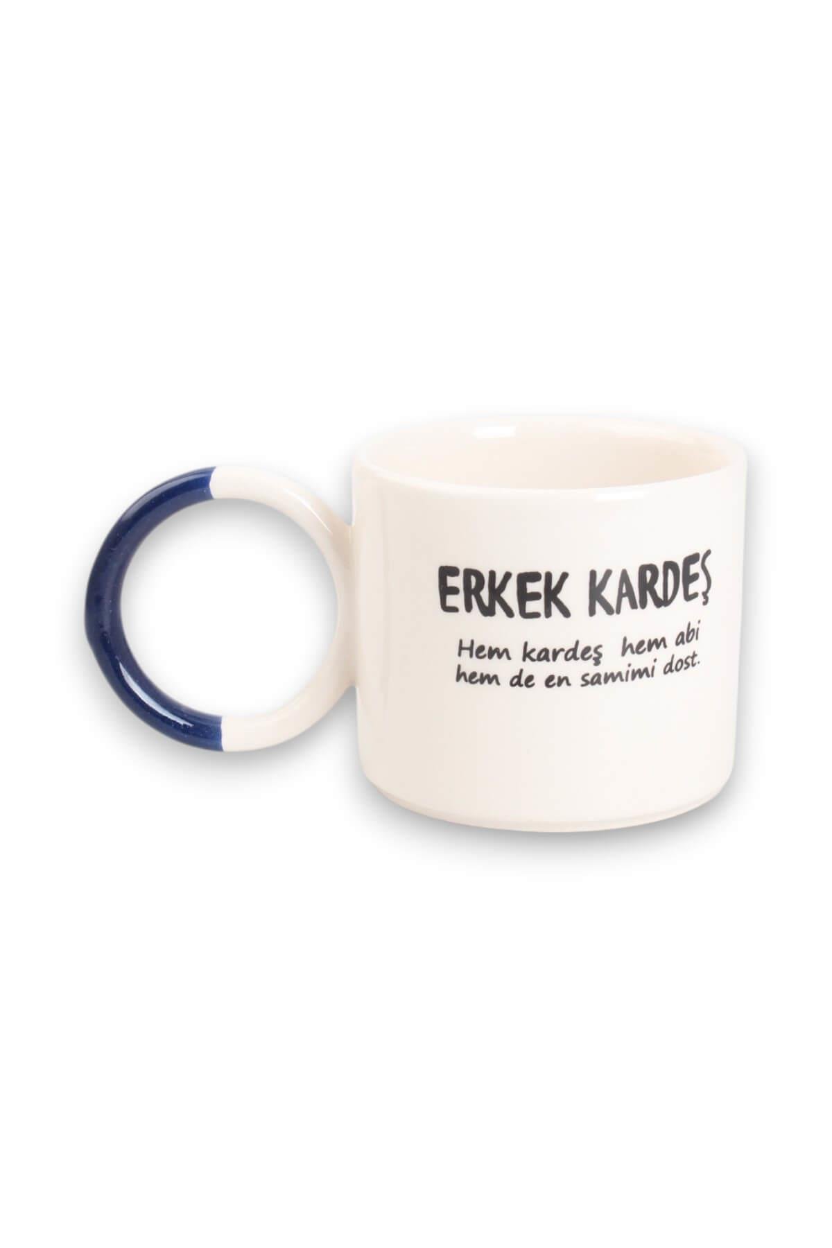 Erkek Kardeş Yuvarlak O Sap Kupa