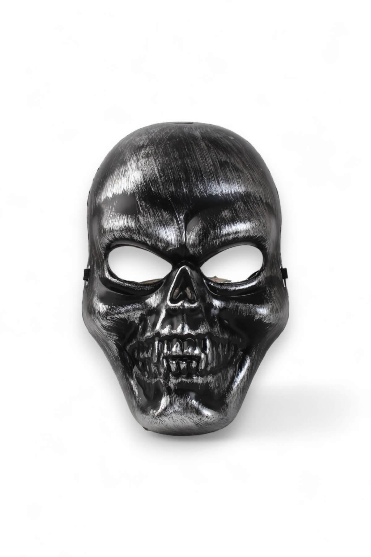 Gümüş Eskitme  Kuru Kafa Maske