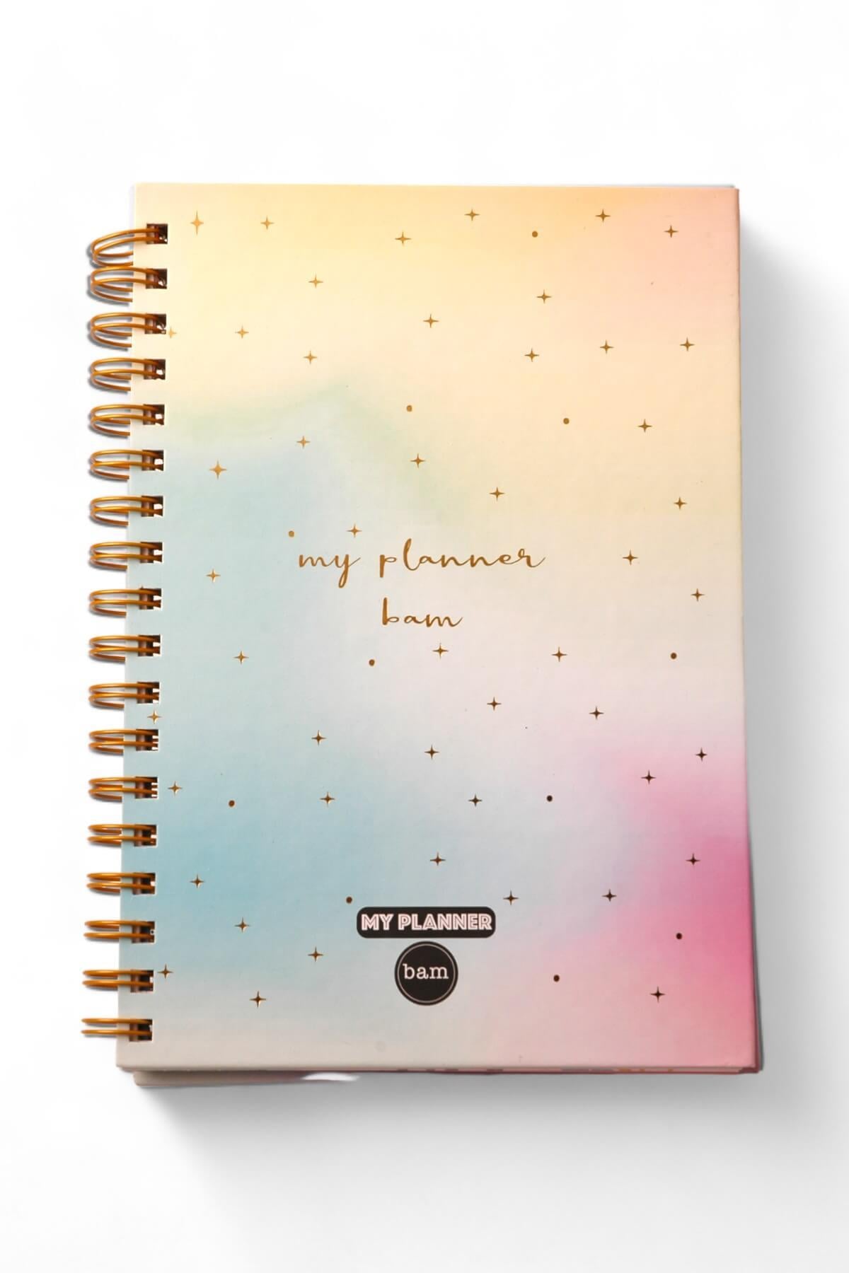 My Planner Tasarımlı Konuşan Stickerlı Ajanda Defter