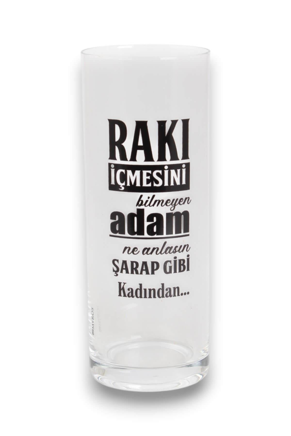 Şarap gibi kadın rakı kadehi