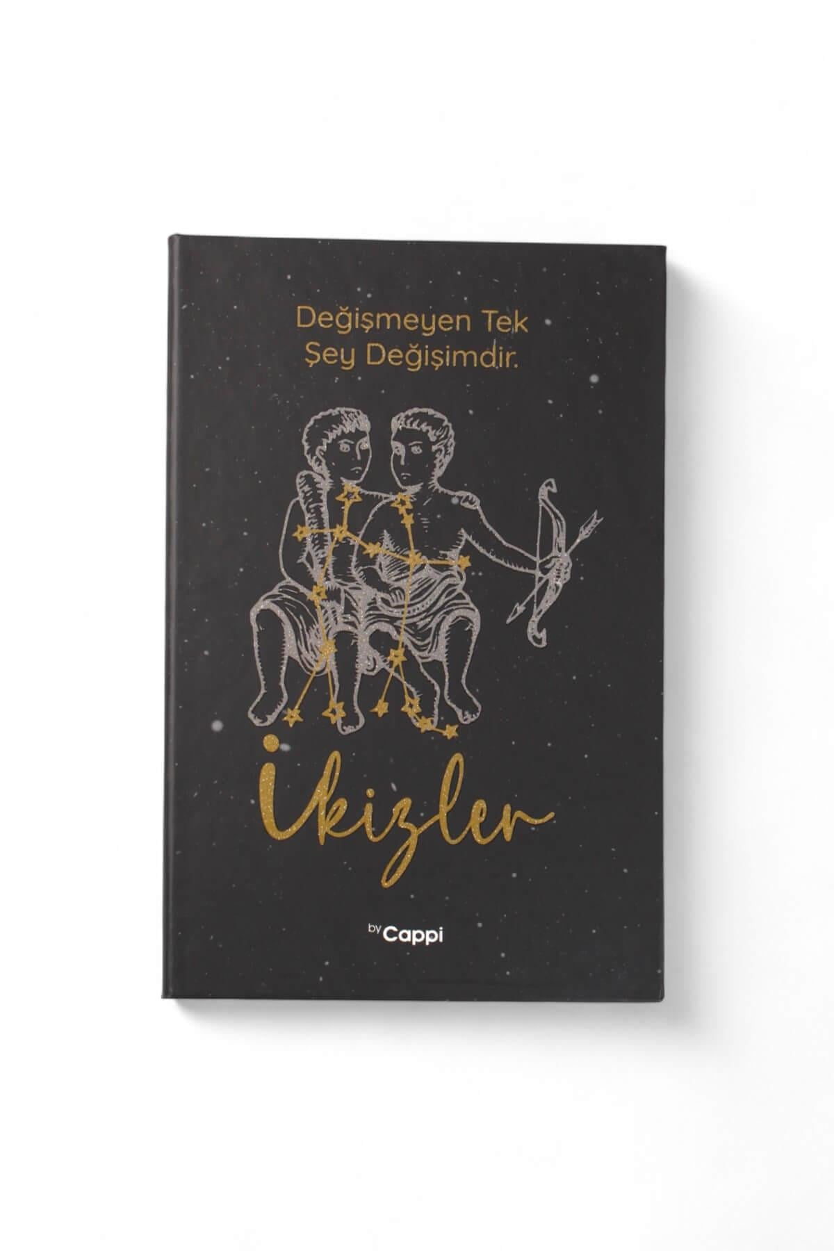 Simli İkizler Burcu Çizgili Defter