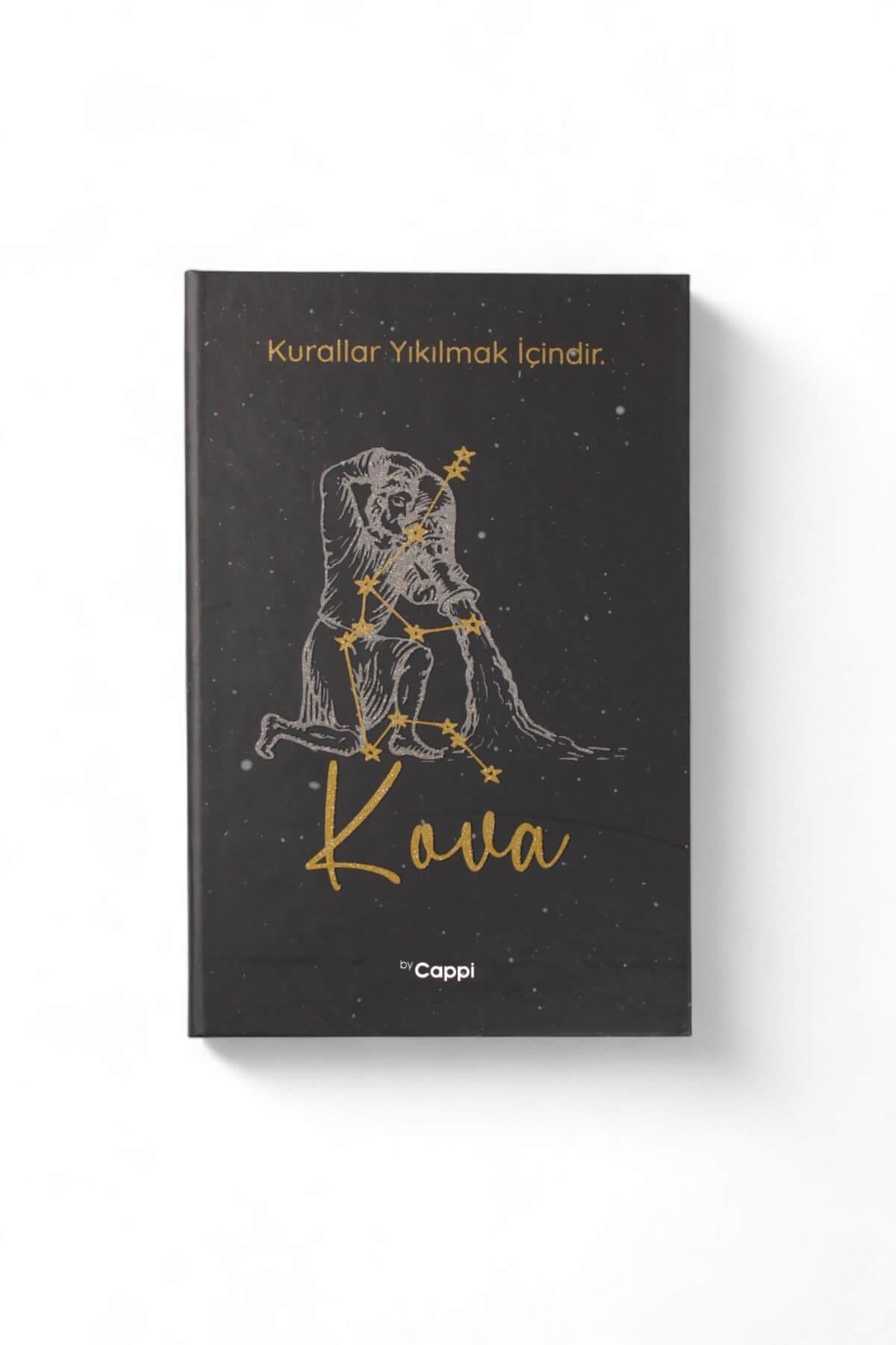 Simli Kova Burcu Çizgili Defter