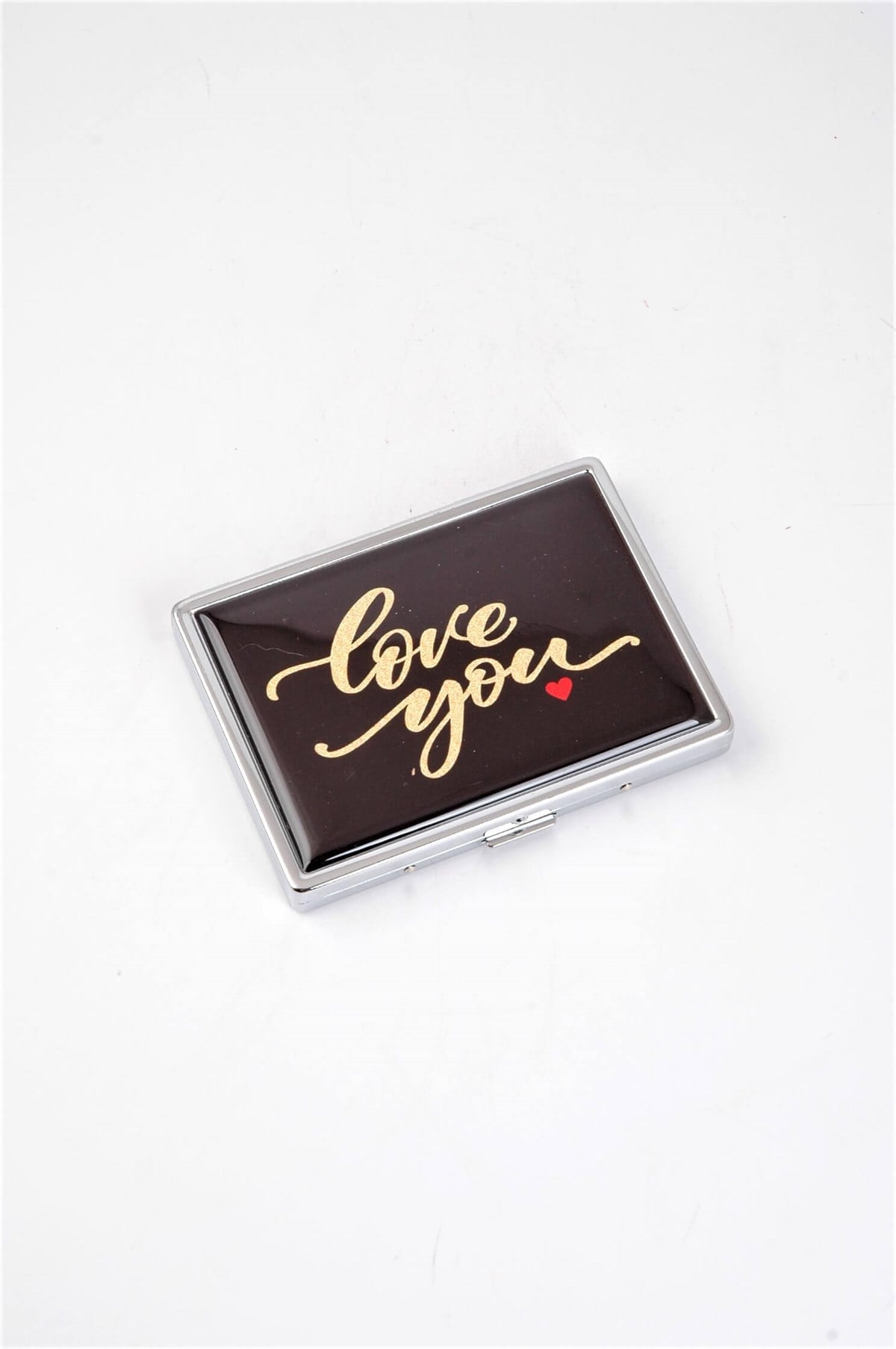 Siyah Sigara Tabakası Love You Yazılı