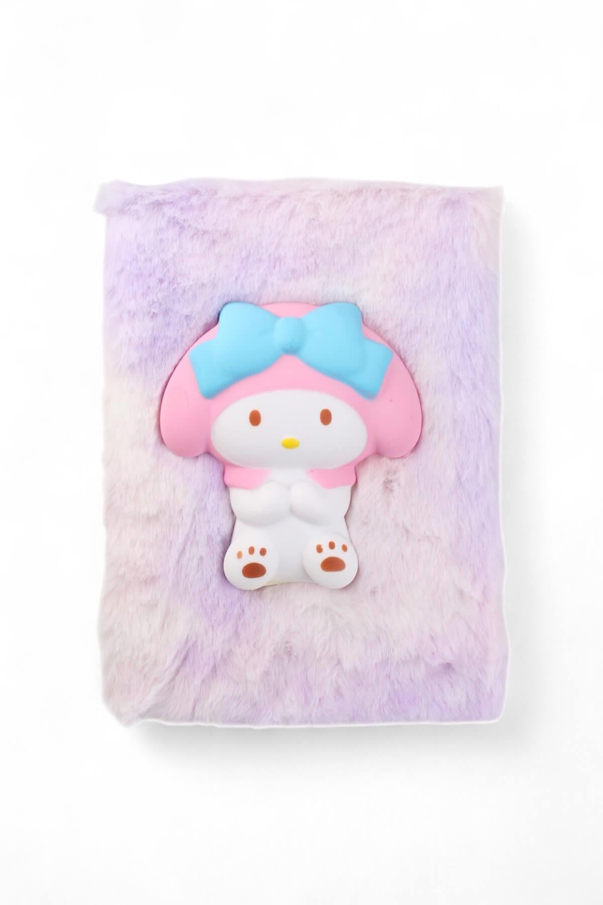 Sukuşili  Kuromi My Melody Peluş Defter