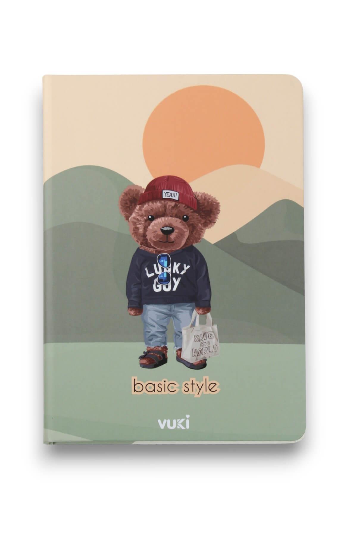 Teddy  A5 Sert Kapaklı  Not Defteri