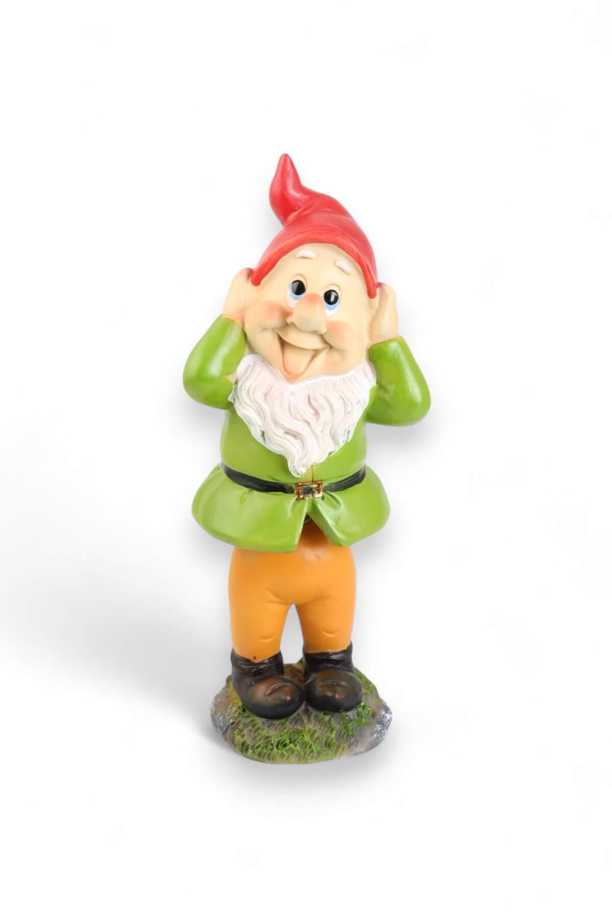 Yeşil Gövdesi Yaylı Cüce Dekor 23cm
