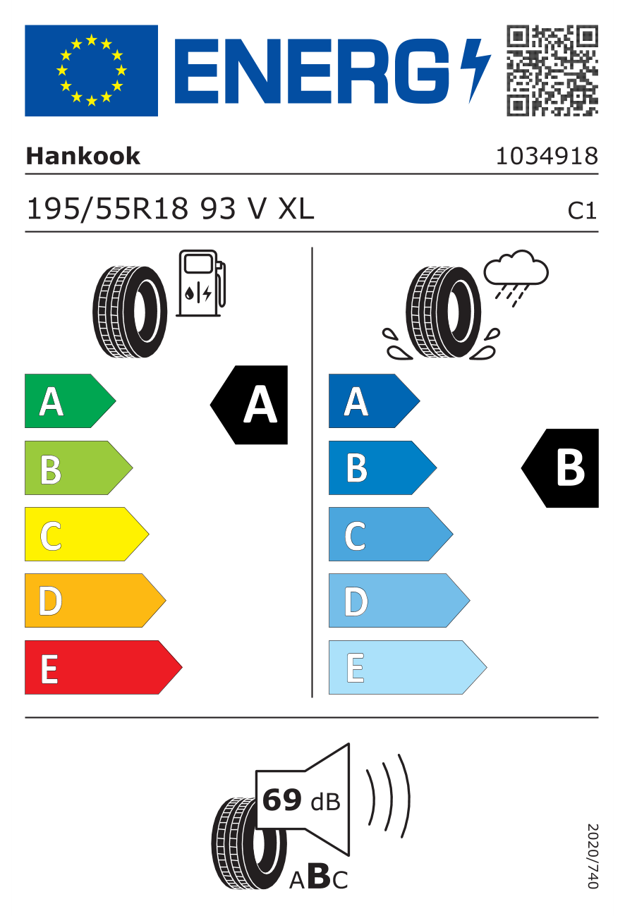 Hankook 195/55R18 93V iON evo IK01 XL Renault Nissan Yaz Lastiği (2026)