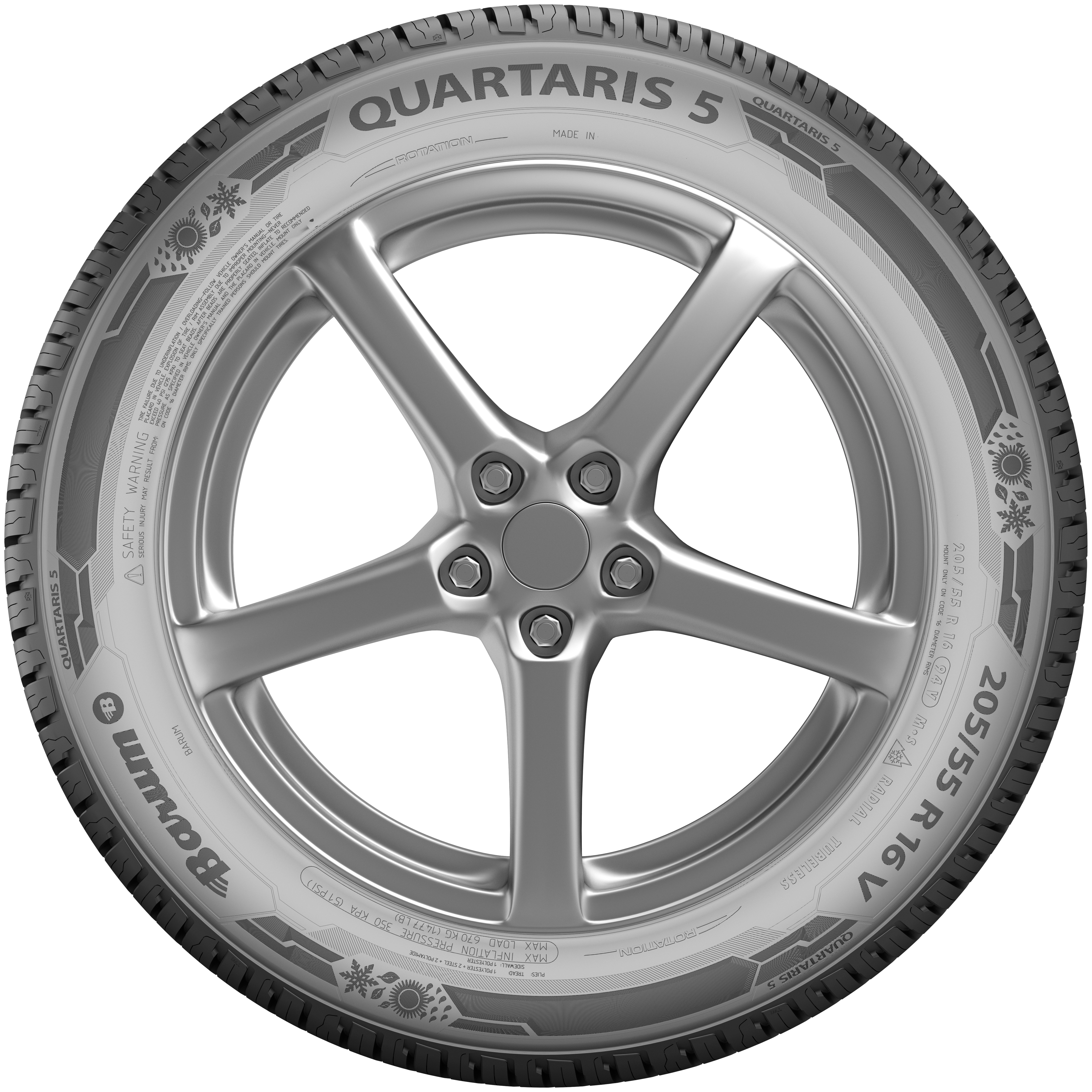 Barum 215/60R16 99V XL Quartaris 5 Dört Mevsim Lastiği (2025)
