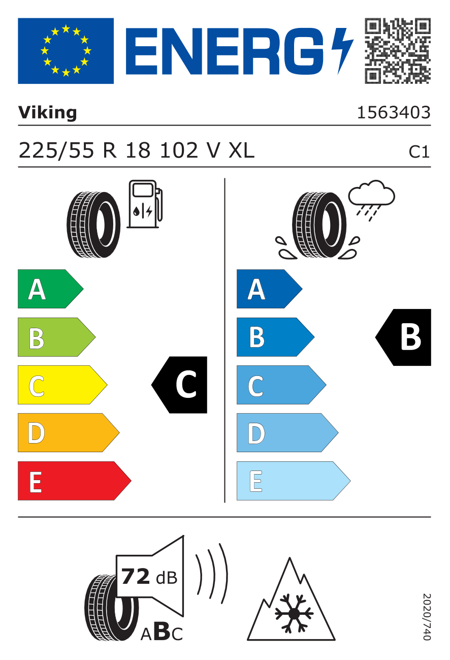 Viking 225/55R18 102V FourTech Plus XL M+S 3PMSF Dört Mevsim Lastik (2026)