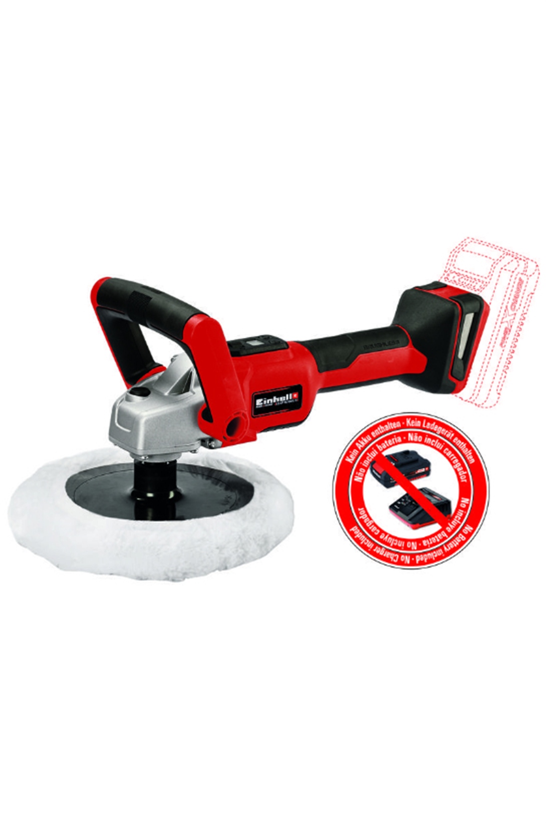 Einhell CE-CP 18/180 Li E-Solo Akülü Polisaj ve Zımpara Makinası (Akü ve Şarj Cihazı Dahil Değildir) - 2093320