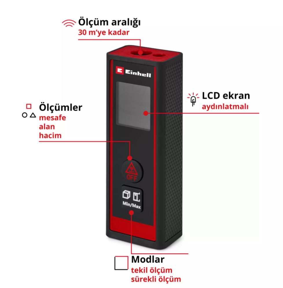 Einhell TC-LD 30 R  Lazer Metre 30m - 2270077