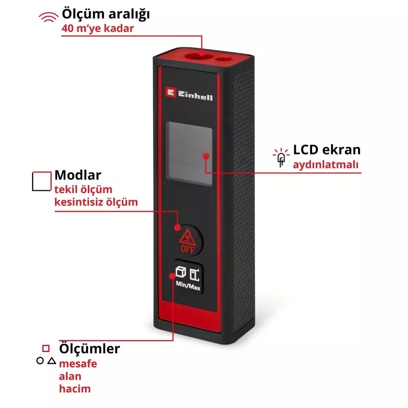 Einhell Classic  TC-LD 40 R, Lazer Ölçü Aleti-2270078