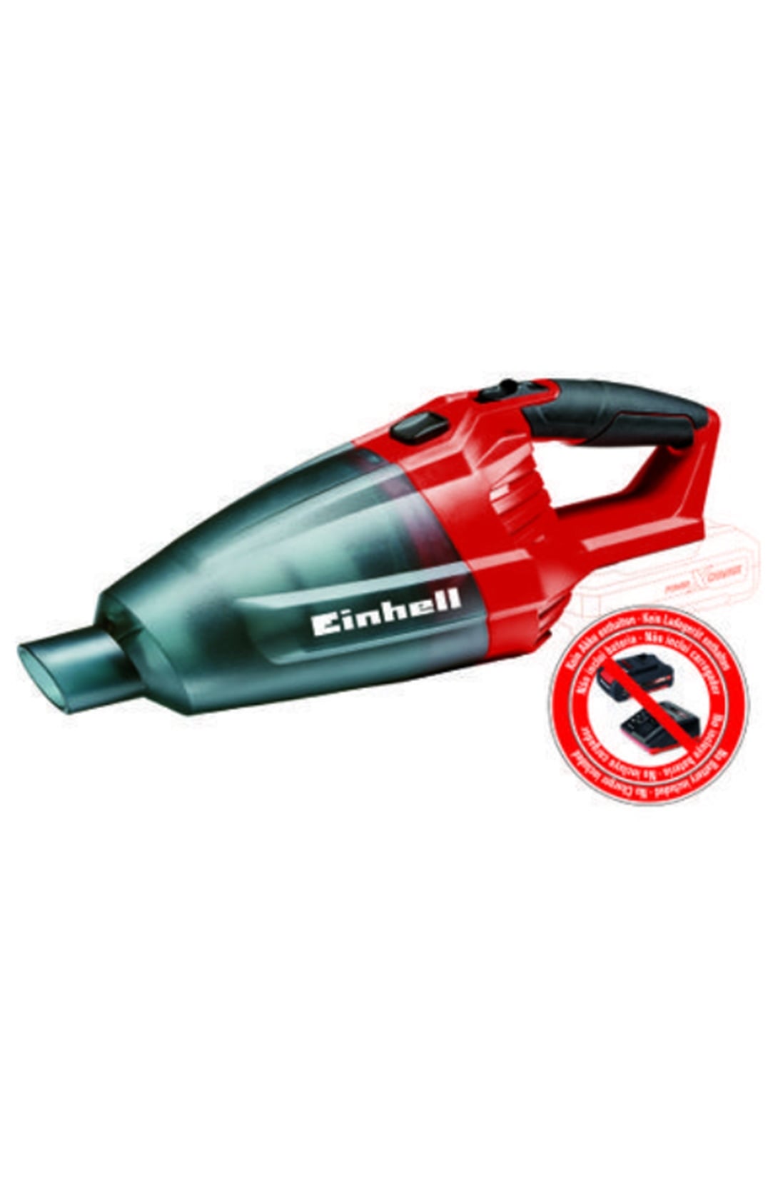 Einhell TE-VC 18 Li- Solo Akülü El Süpürgesi (Akü ve Şarj Cihazı Dahil Değildir) - 2347120