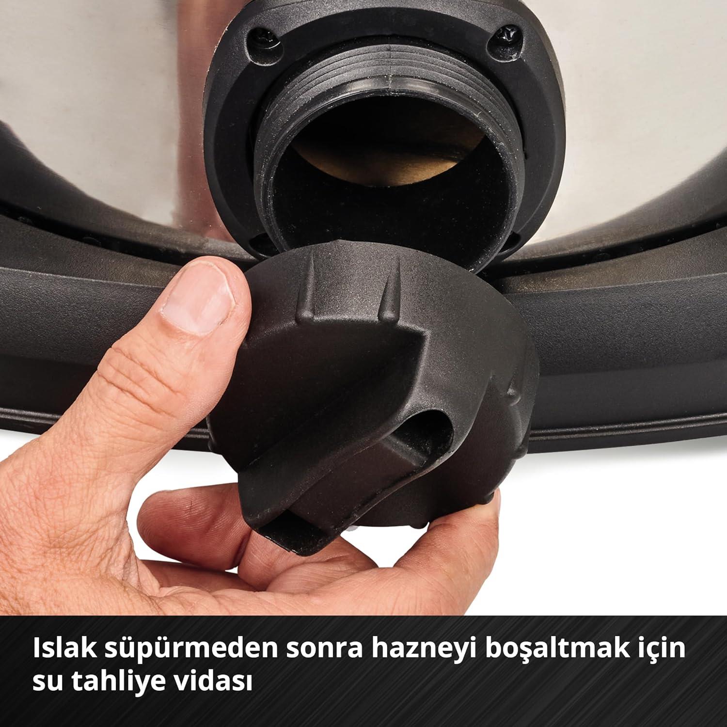 Einhell TP-VC 36/30 S Auto - Solo Akülü Islak/Kuru Süpürge (Akü ve Şarj Cihazı Dahil Değildir) - 2347143