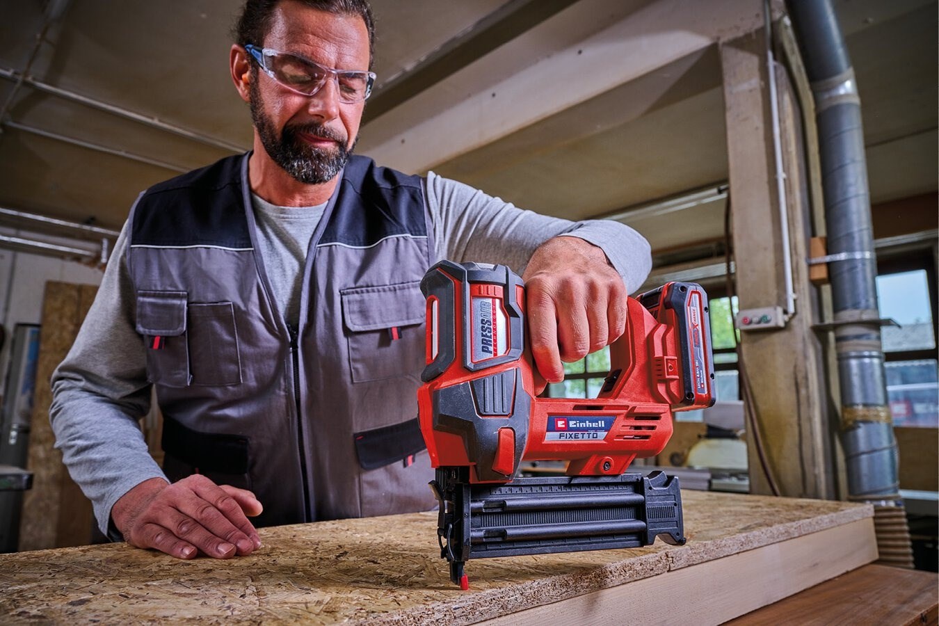 Einhell Professional FIXETTO 18/50 N S-F Solo Akülü Çivi Çakma Makinesi (Akü ve Şarj Cihazı Dahil Değildir) - 4257798