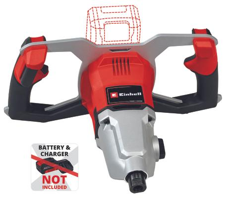Einhell TP-MX 18-2 Li BL - Solo, Akülü Boya ve Harç Mikseri (Akü ve Şarj Cihazı Dahil Değildir) - 4258770