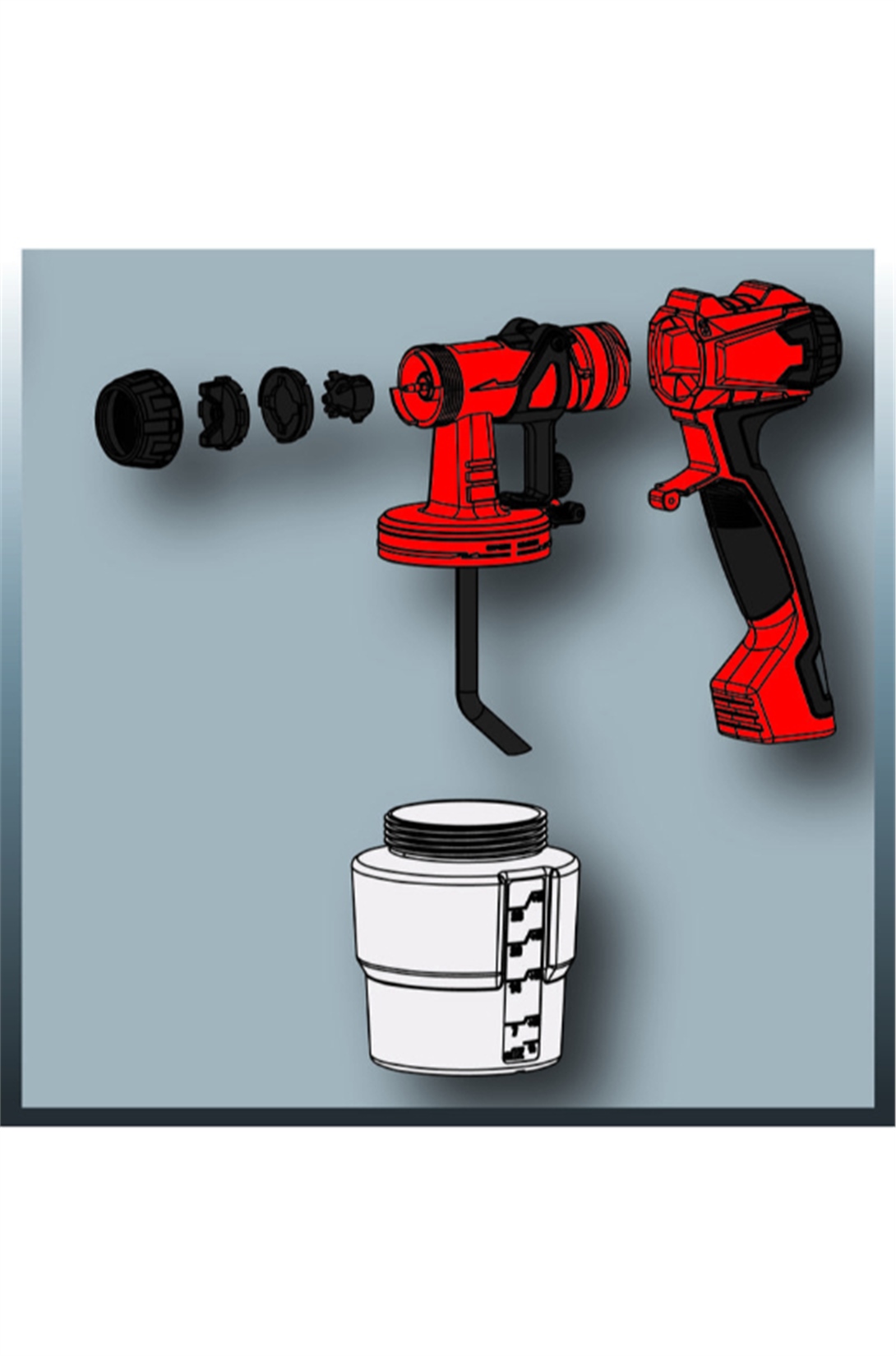 Einhell TC-SY 600 S Sprey Boya Tabancası - 4260015