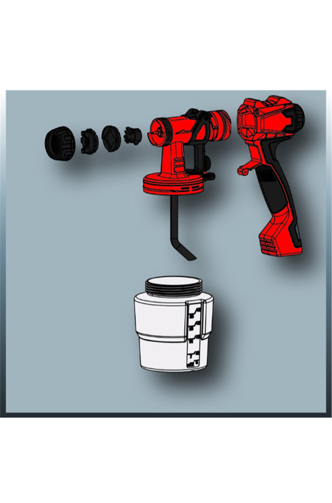 Einhell TC-SY 700 S Sprey Boya Tabancası - 4260020