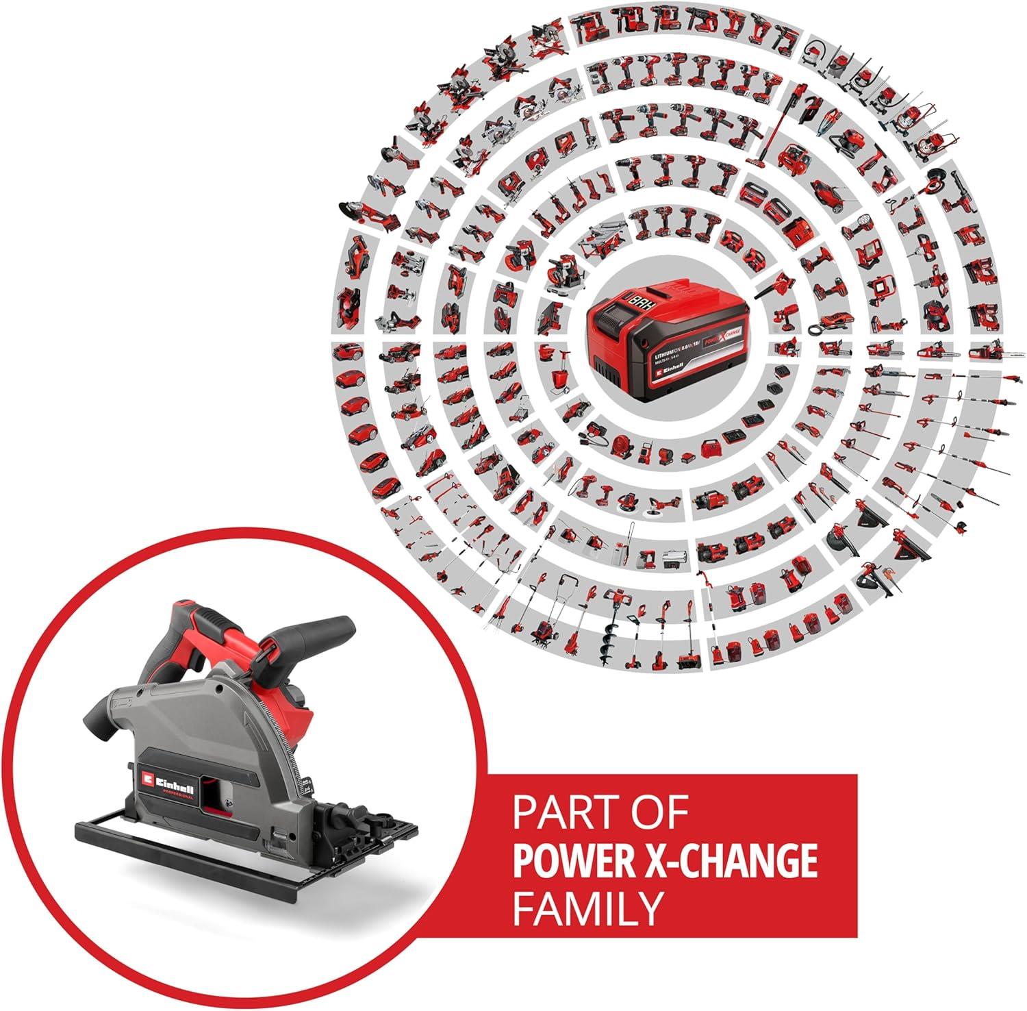Einhell TP-PS 18/165 Li BL - Solo, Akülü Daldırma Testeresi (Akü ve Şarj Cihazı Dahil Değildir) - 4331400