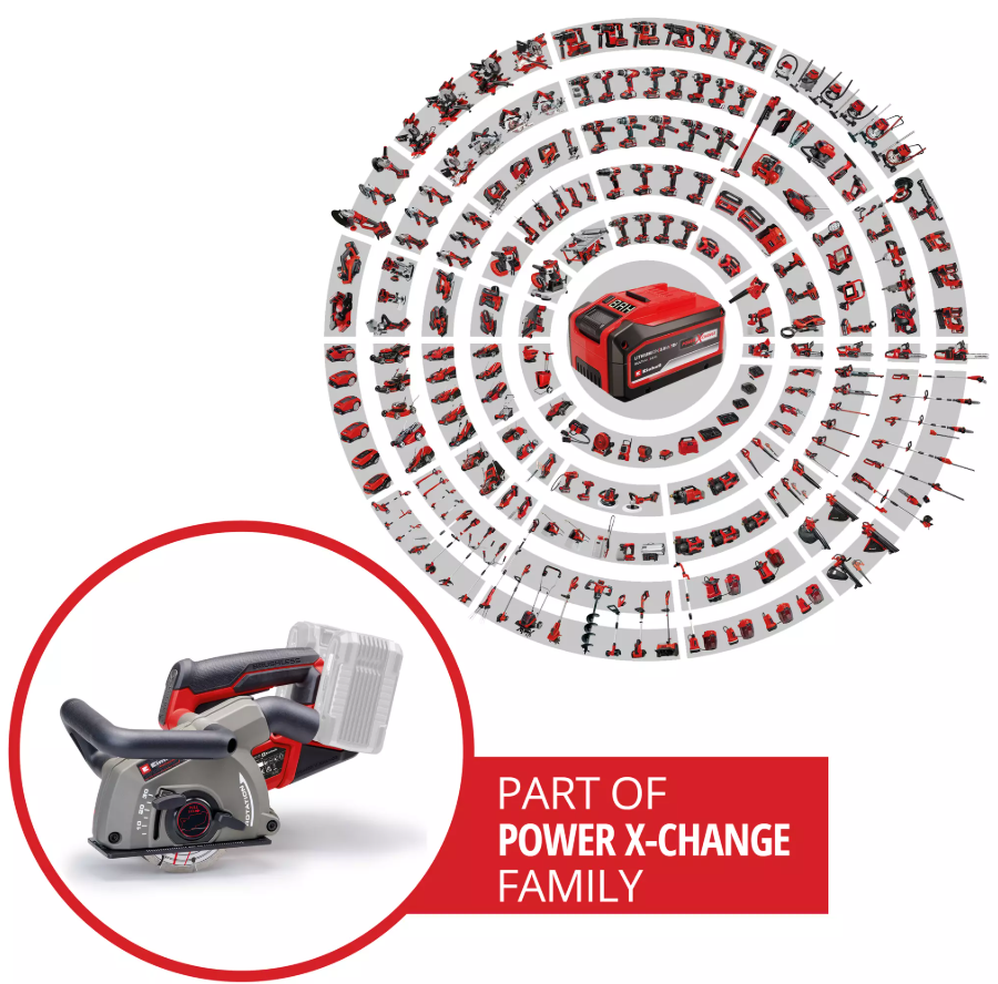 Einhell TP-MA 36/30 Li BL - Solo, Akülü Kanal Açma Makinesi (Akü ve Şarj Cihazı Dahil Değildir) - 4350800