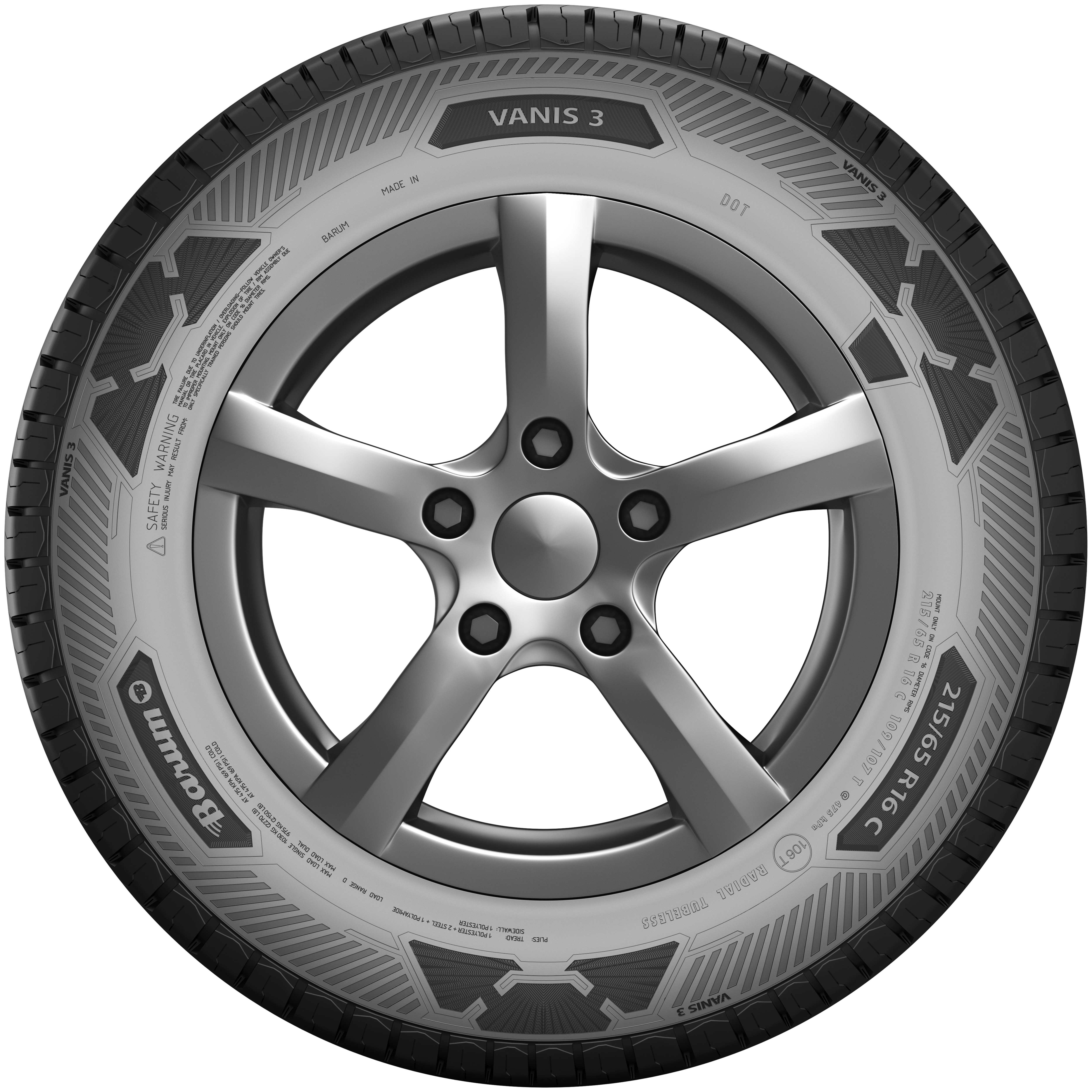 Barum 225/55R17C 109/107T Vanis 3 Yaz Lastiği(2025)