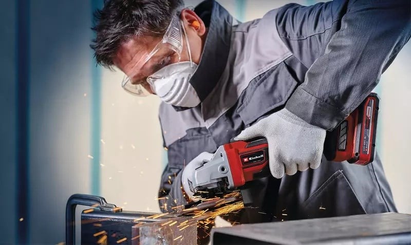 Einhell Professional TP-AG 18/125 Ce +3 Set - Solo Akülü Avuç Taşlama Seti (Akü ve Şarj Cihazı Dahil Değildir) - 4431195