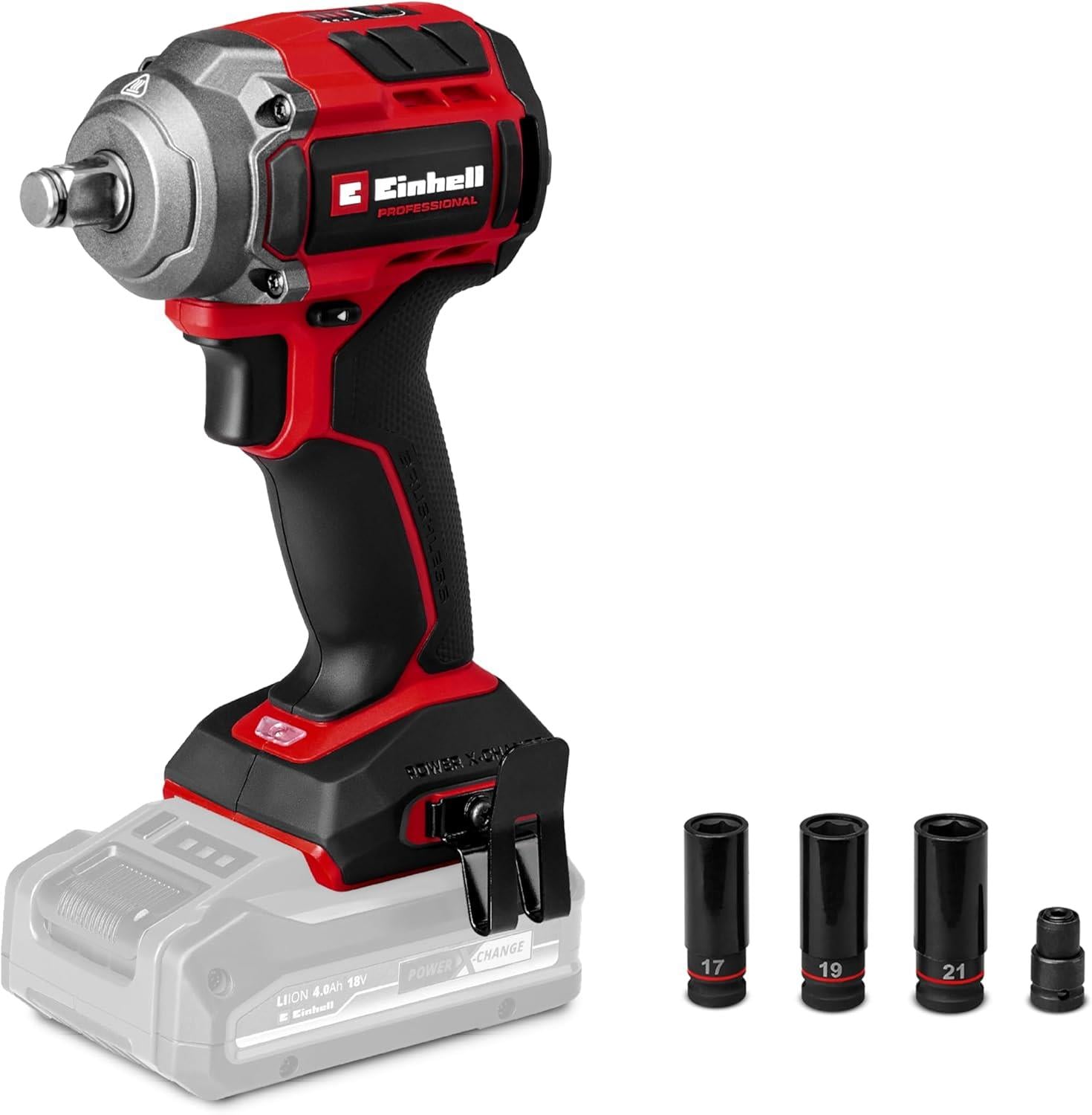 Einhell TP-CW 18/350-C Li BL - Solo Kömürsüz Akülü Darbeli Somun Sıkma (Akü ve Şarj Cihazı Dahil Değildir) - 4510055