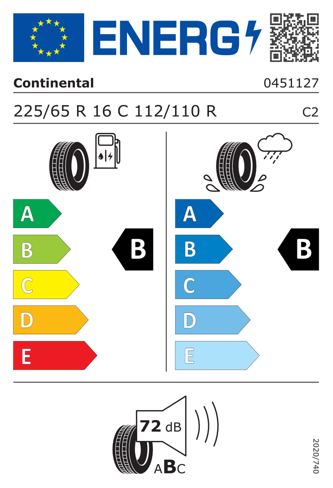 Continental ContiVanContact 100 TL 8PR 225/65R16C 112/110R Yaz Lastiği (2024)