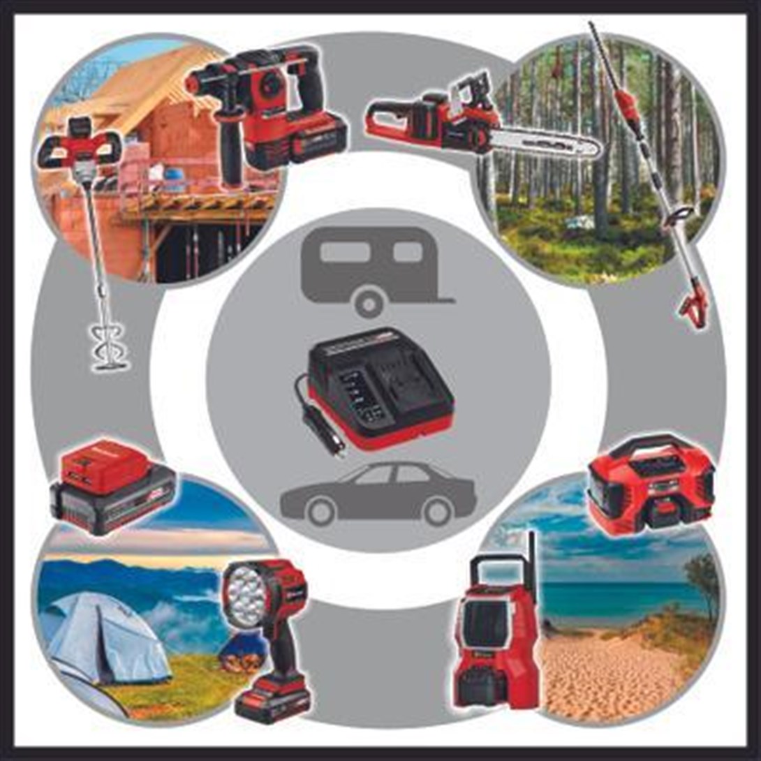 Einhell Power X Car 3A Araç Şarj Cihazı - 4512113
