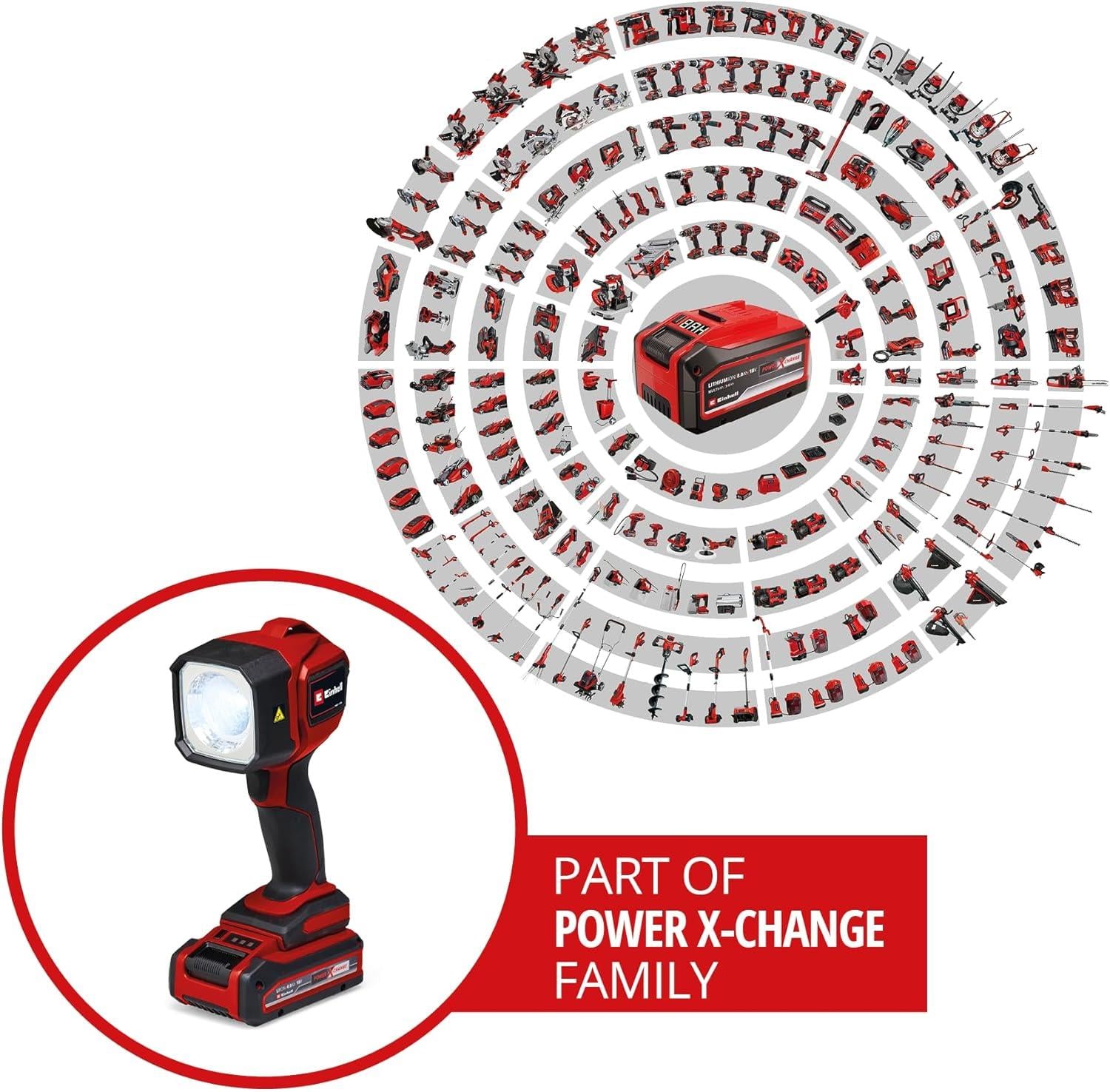 Einhell TC-CL 18/350 Li - Solo, Akülü Projektör (Akü ve Şarj Cihazı Dahil Değildir) - 4514175