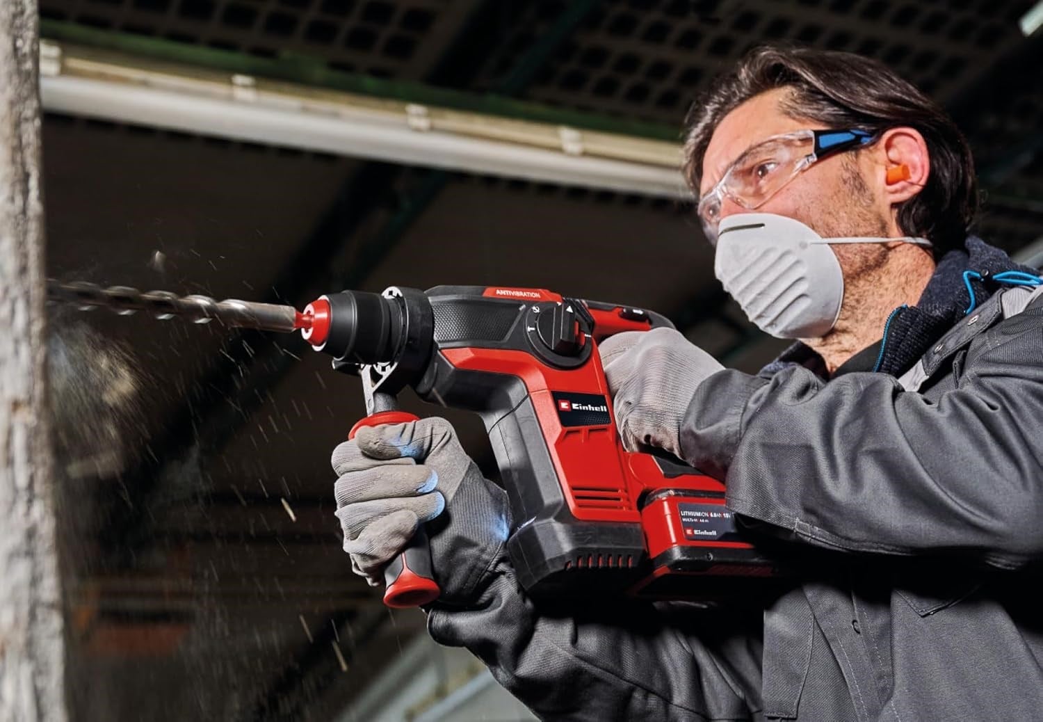 Einhell TP-HD 18/28 Li BL +4 (1x3,0 Ah+), Akülü Kırıcı Delici - 4514274
