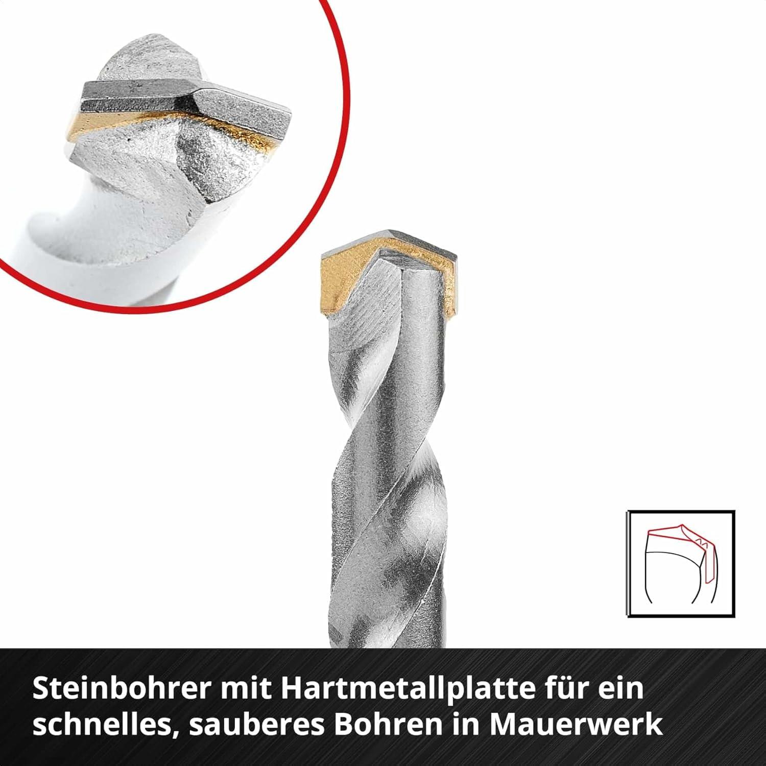 Einhell Seramik ve Beton Delme Ucu 10 Parça S-Case Kutu  - 49051410